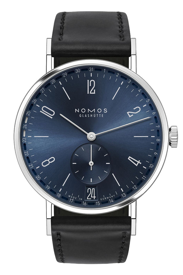 Nomos Glashütte Tangente 2Date Blue 136