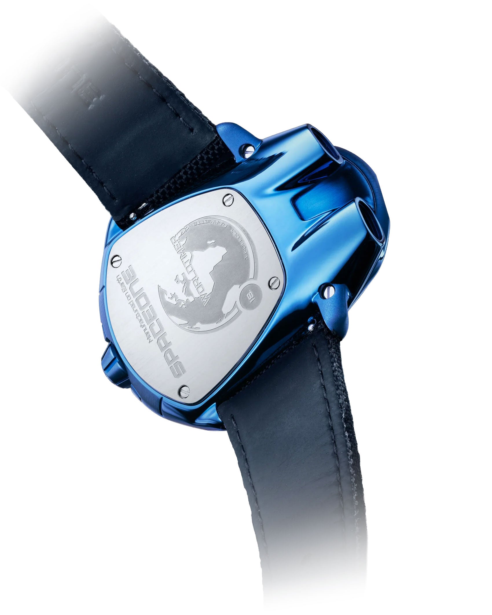 SpaceOne Worldtimer Blue Titanium s1-wt-blu