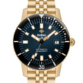 Zodiac Super Sea Wolf Compression 18K Gold-Plated Automatic ZO9308