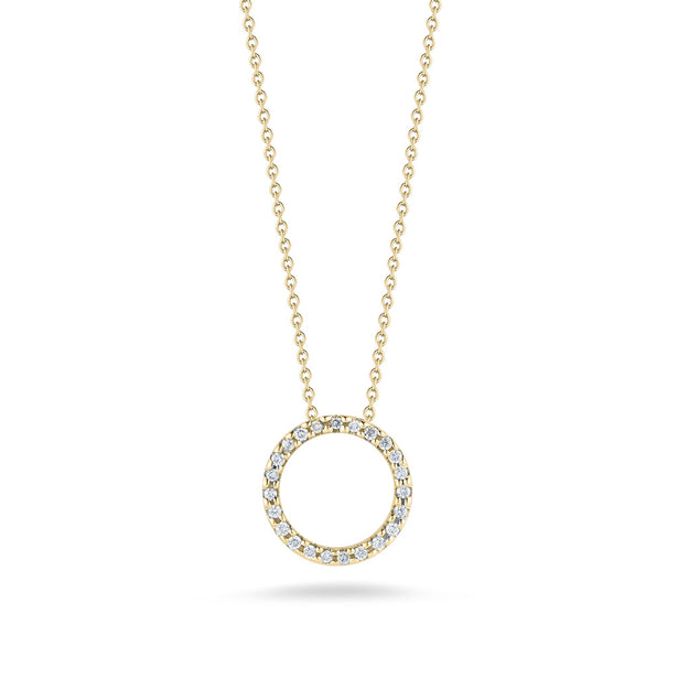 Roberto Coin Circle Pendant with Diamonds 001258AYCHX0