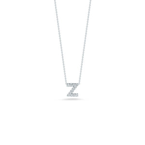 Roberto Coin Tiny Treasures Diamond Love Letter “Z” Necklace