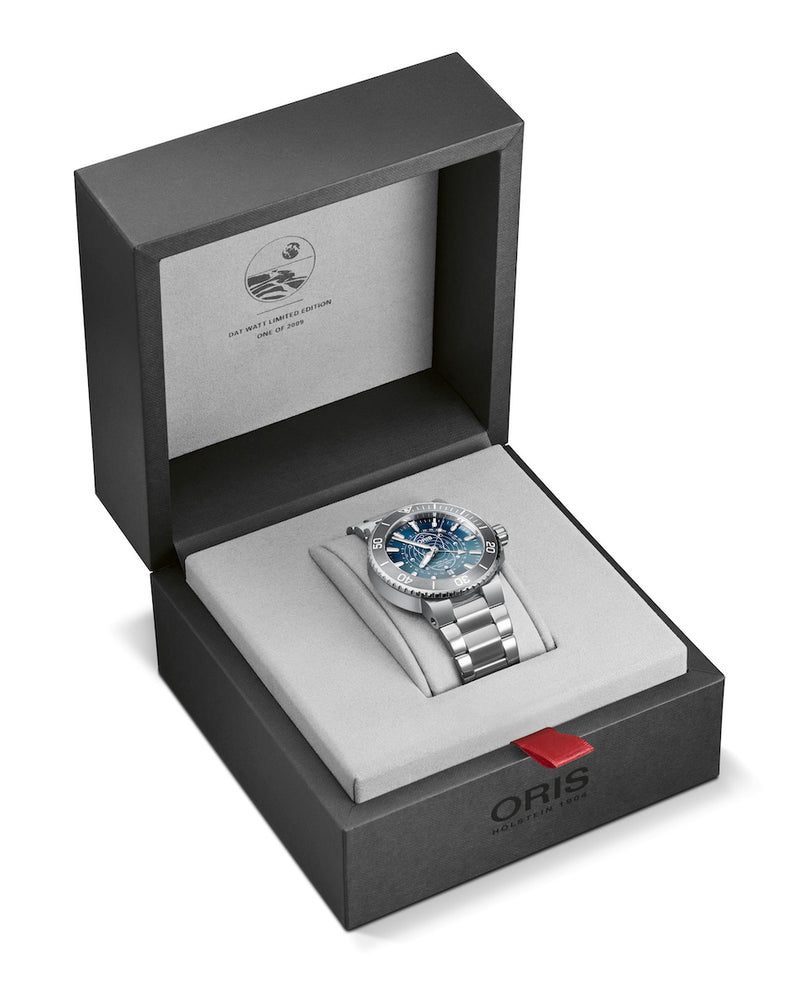 Oris Aquis Dat Watt Limited Edition Stainless Steel 01 761 7765 4185-Set