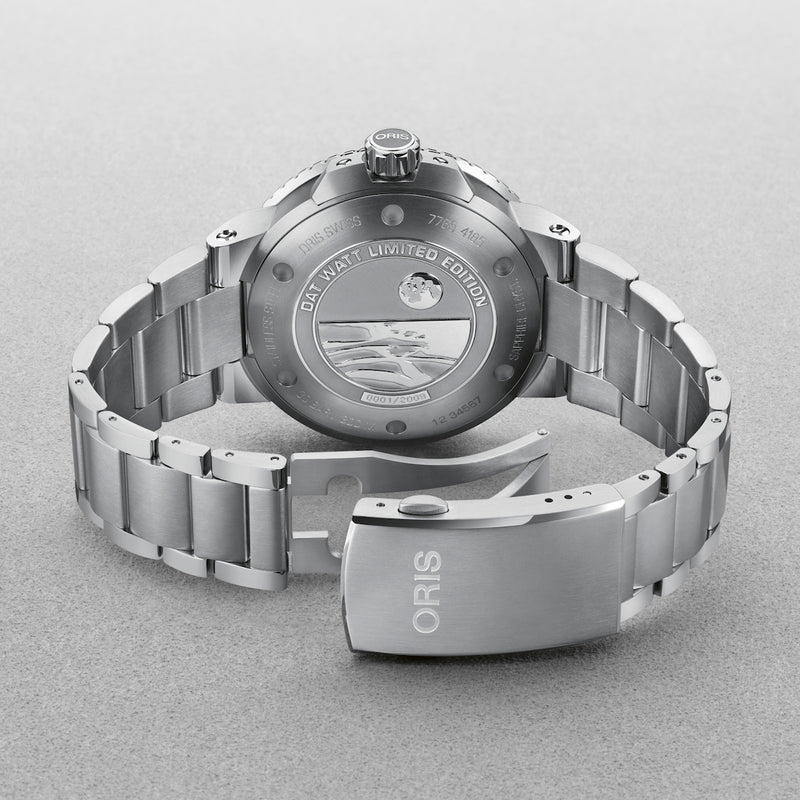 Oris Aquis Dat Watt Limited Edition Stainless Steel 01 761 7765 4185-Set