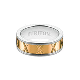 Triton White Tungsten Carbide Ring 11-2422WCY8-G