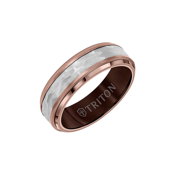 Triton Espresso Tungsten Carbide Ring 11-6162BRWC7-G