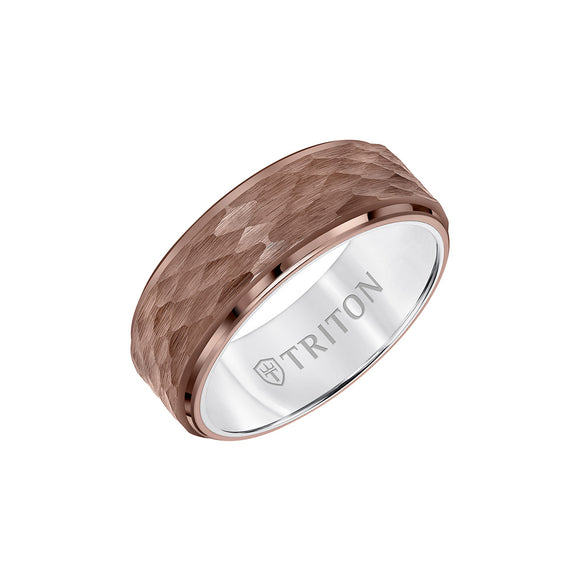 Triton Espresso Tungsten Carbide Ring 11-6163WBRC8-G