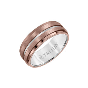 Triton Espresso Tungsten Carbide Ring 11-6167WBRC8-G