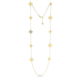 Roberto Coin 18KT Gold Station Necklace with Diamonds 7771389AJ36X