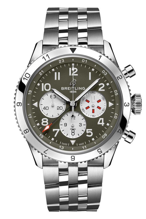 Breitling Super AVI B04 Chronograph GMT 46 Curtiss Warhawk AB04452A1L1A1