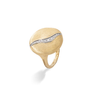 Marco Bicego Jaipur 18K Yellow Gold and Diamond Accent Medium Ring AB627 B2 YW