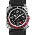 Bell & Ross BR03-93 GMT Black BR0393-BL-ST/SCA