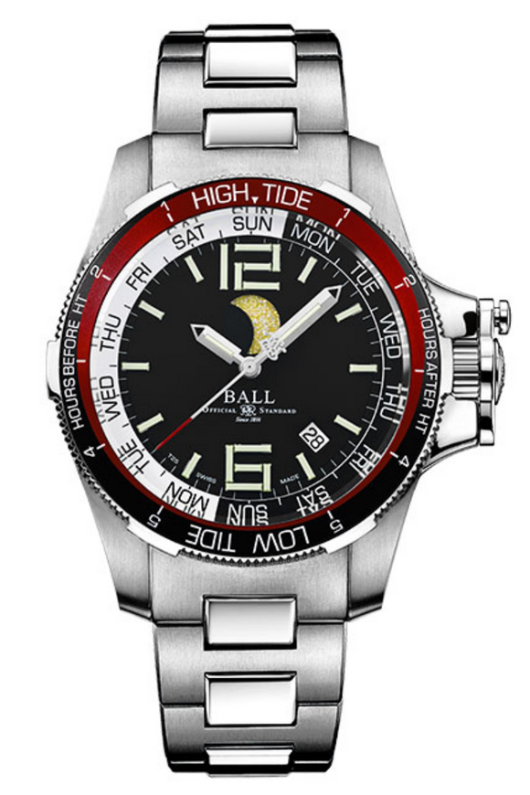 Ball Engineer Hydrocarbon Automatic Watch Moon Navigator Limited Edition DM3320C-SAJ-BK