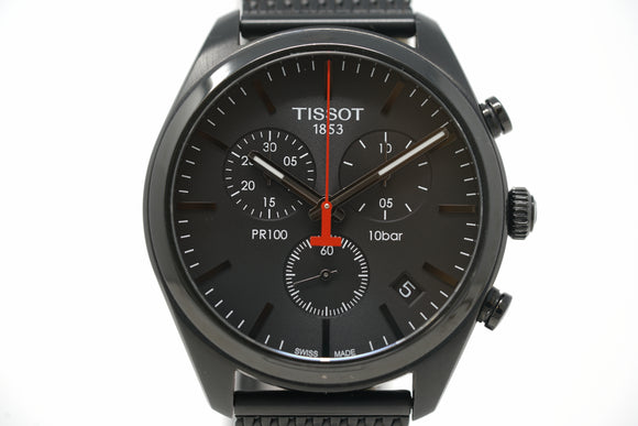 Pre-Owned Tissot PR 100 Chronograph T101.417.33.051.00