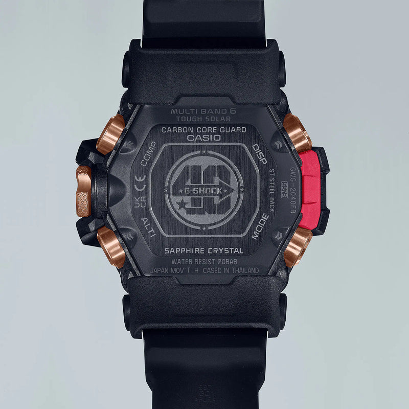 G-Shock Master of G Mudmaster 40th Anniversary Solar Flare Limited GWG2040FR-1A