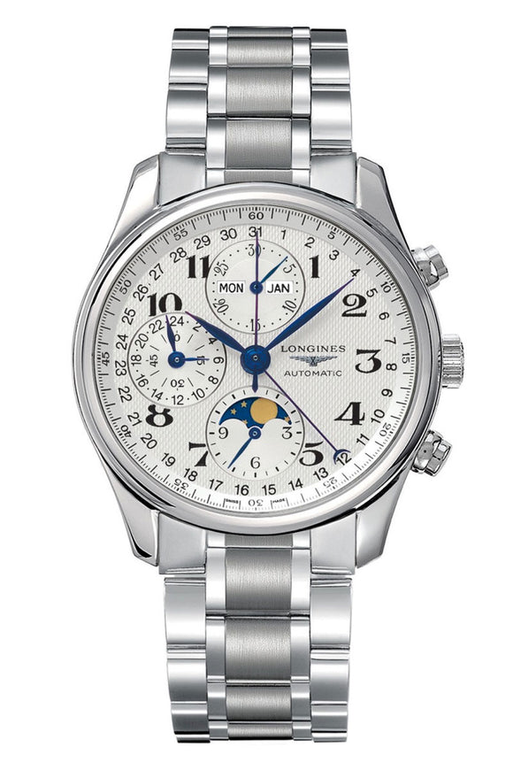 Longines Master Collection 40mm Chronograph with Moon Phase L2.673.4.78.6