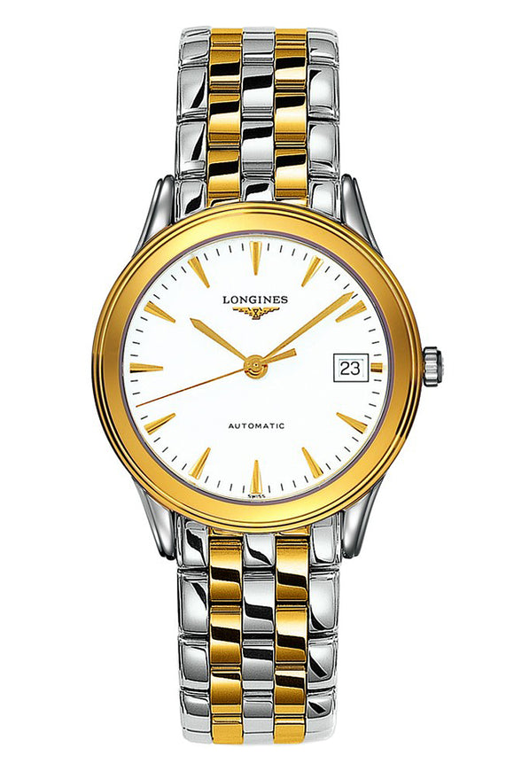 Longines Flagship 35mm Stainless Steel/PVD Automatic L4.774.3.22.7 ...