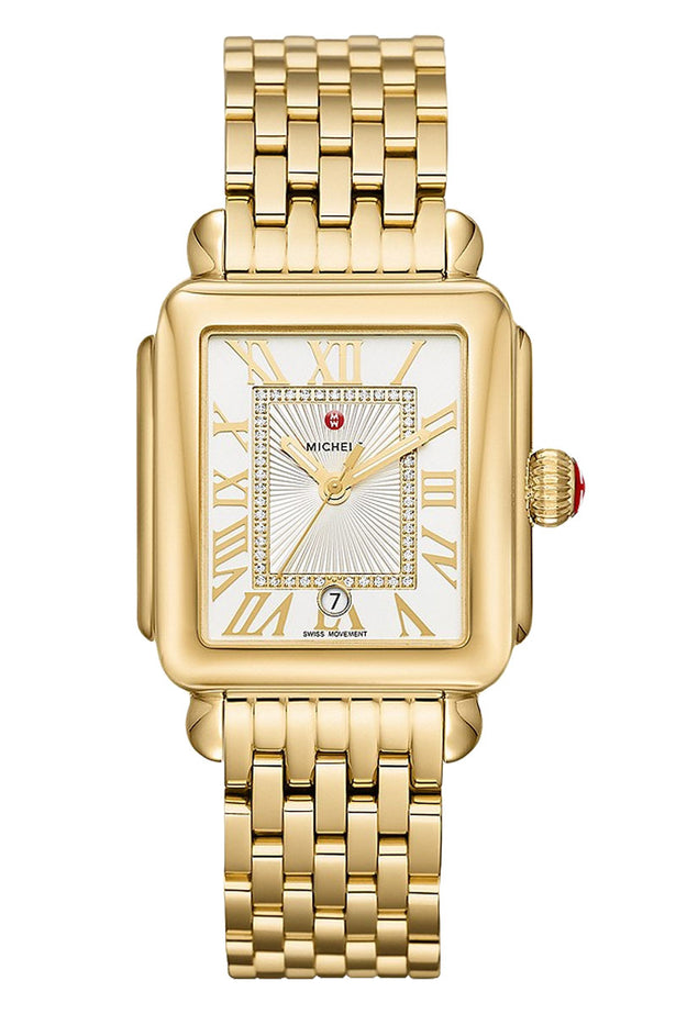 Michele Deco Madison Gold Diamond Dial MWW06T000171