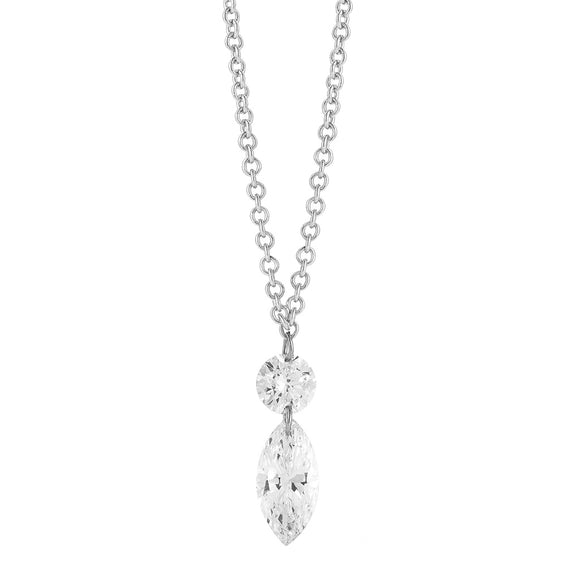 Aresa New York Morrison No. 2 with Marquise Diamond Necklace