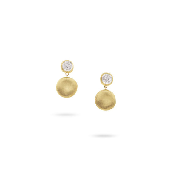Marco Bicego Jaipur Gold Small Drop Earrings OB1569-B-YW