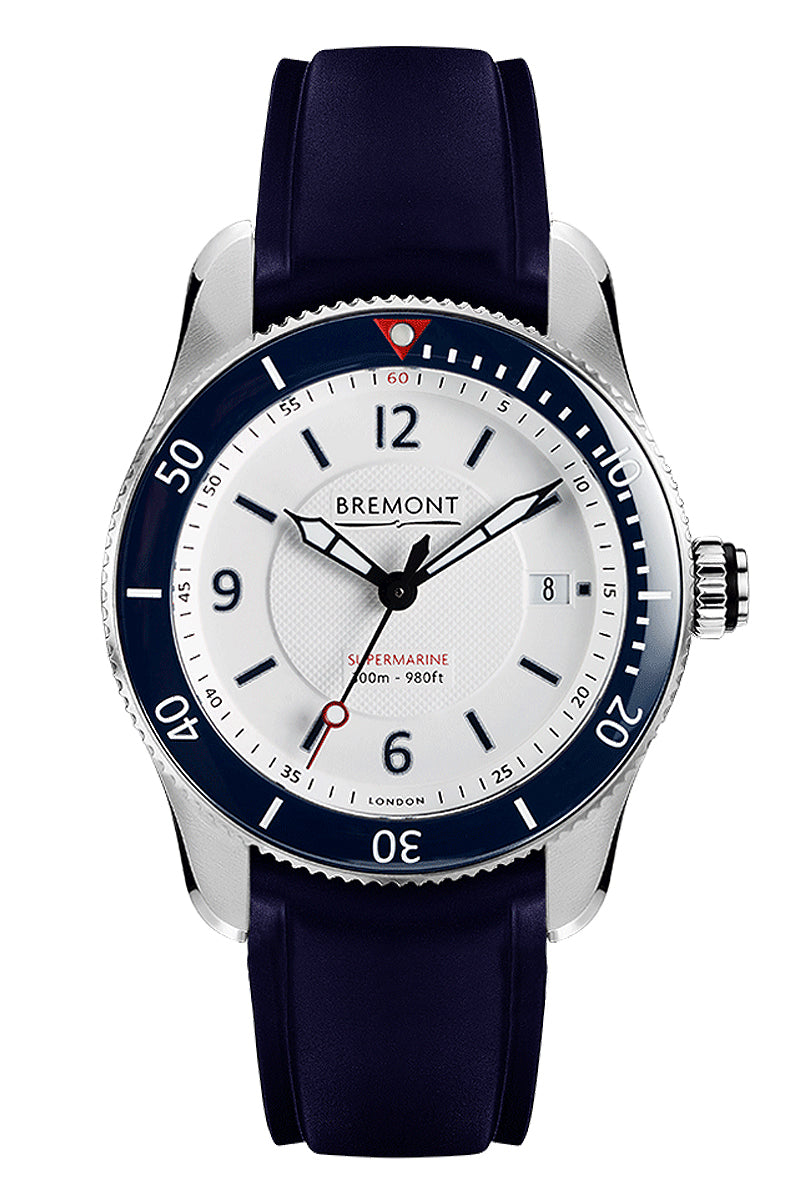 Bremont Supermarine S300 White Dial  S300-WH-R-S