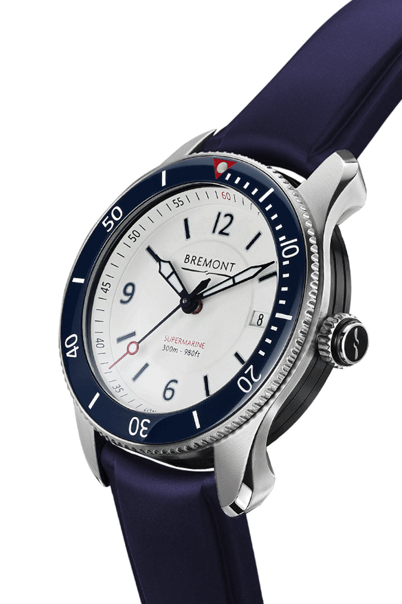 Bremont Supermarine S300 White Dial  S300-WH-R-S