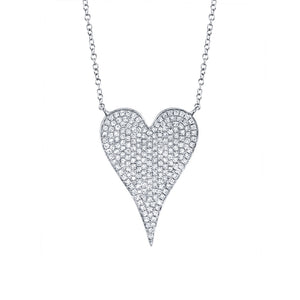 Shy Creation Diamond Heart Necklace SC55002481