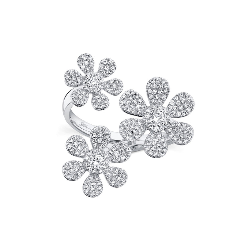 Shy Creation Diamond Flower Ring SC55007205