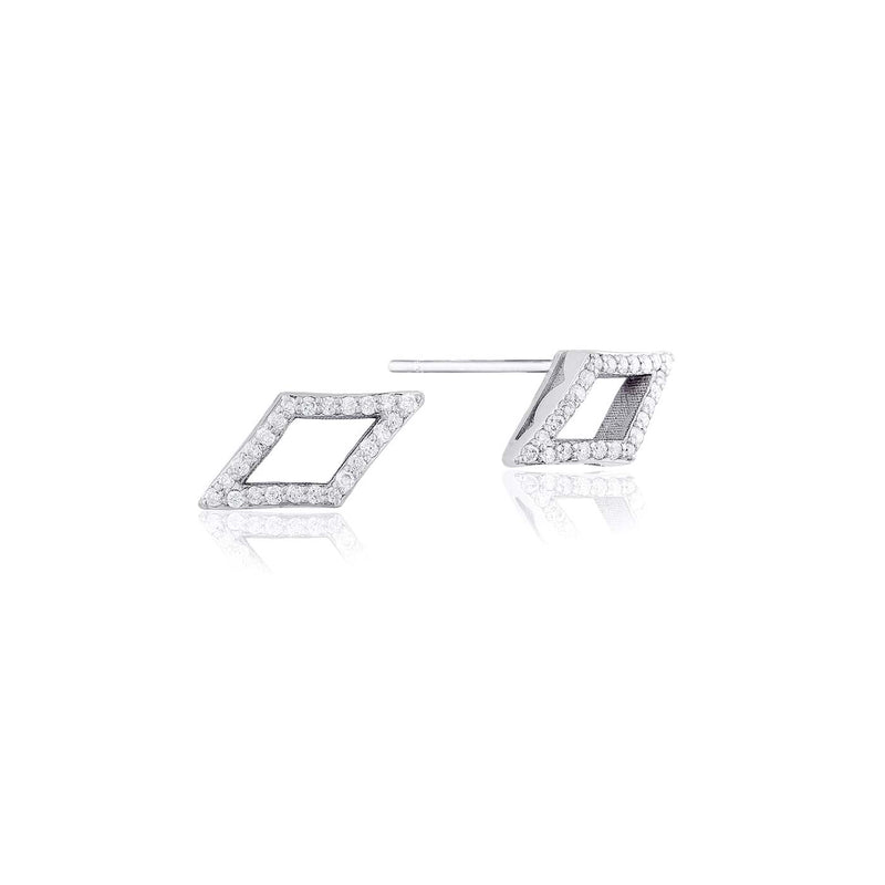 Tacori Pavé Chevron Stud Earrings SE227