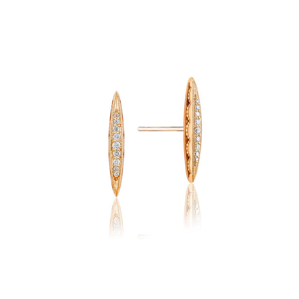 Tacori Bold Pavé Surfboard Studs SE229P