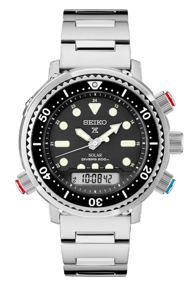 Seiko Prospex Solar Analog-Digital Diver Chronograph SNJ033