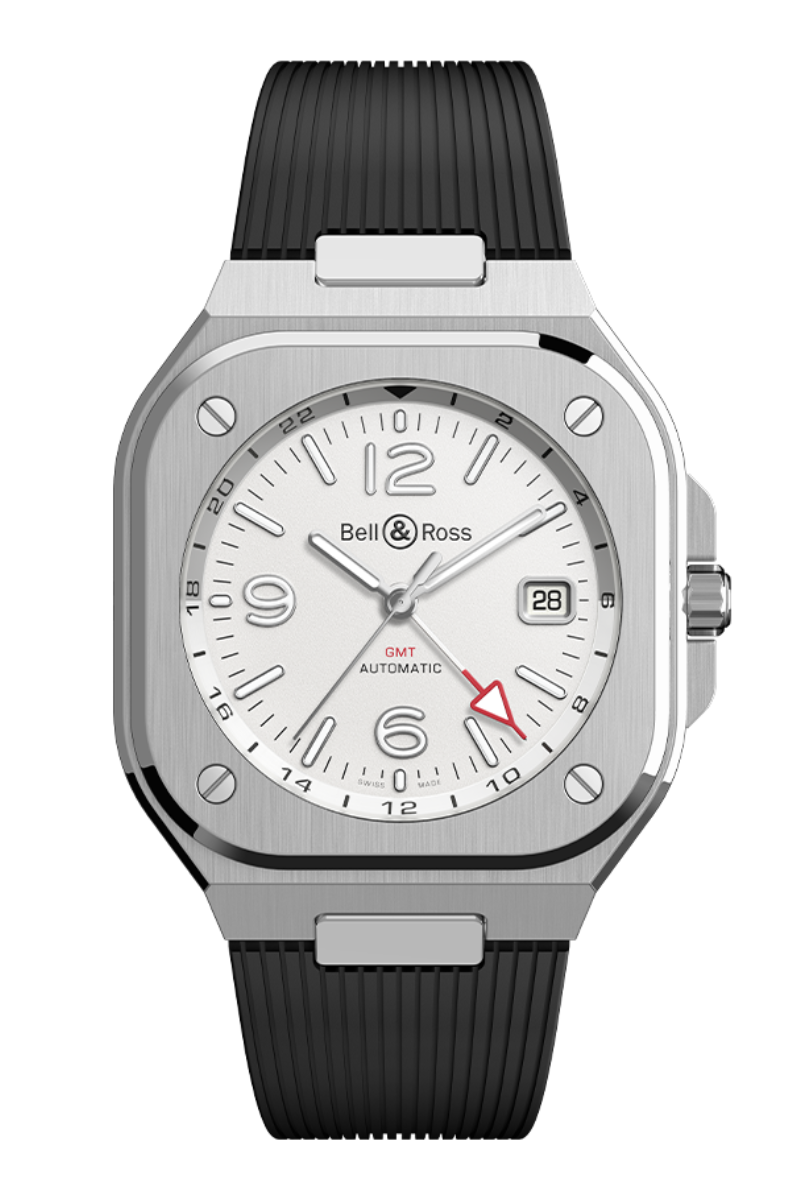 Bell & Ross BR05 GMT Steel BR05G-SI-ST/SRB – Topper Fine Jewelers Bell & Ross BR05 GMT Steel BR05G-SI-ST/SRB – Topper Fine Jewelers
