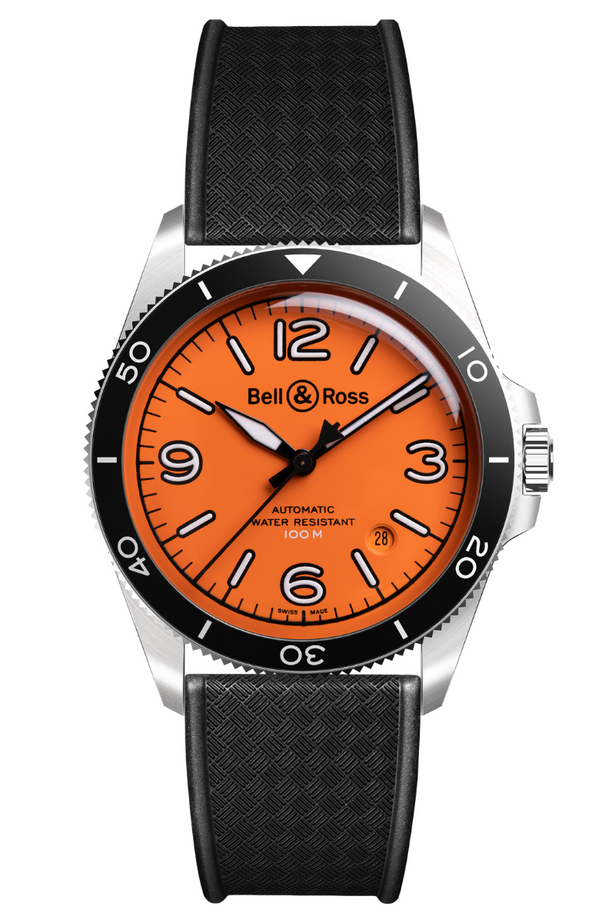 Bell & Ross BRV2-92 Orange Steel BRV292-O-ST/SRB