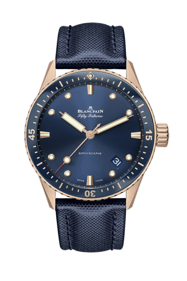 Blancpain Fifty Fathoms Bathyscaphe Sedna Gold 5000 36S40 O52A