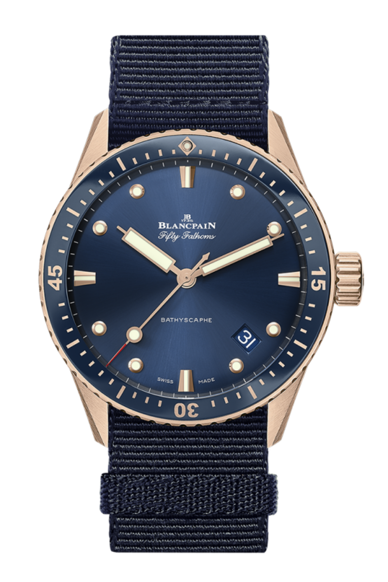 Blancpain Fifty Fathoms Bathyscaphe Sedna Gold 5000 36S40 NAOA