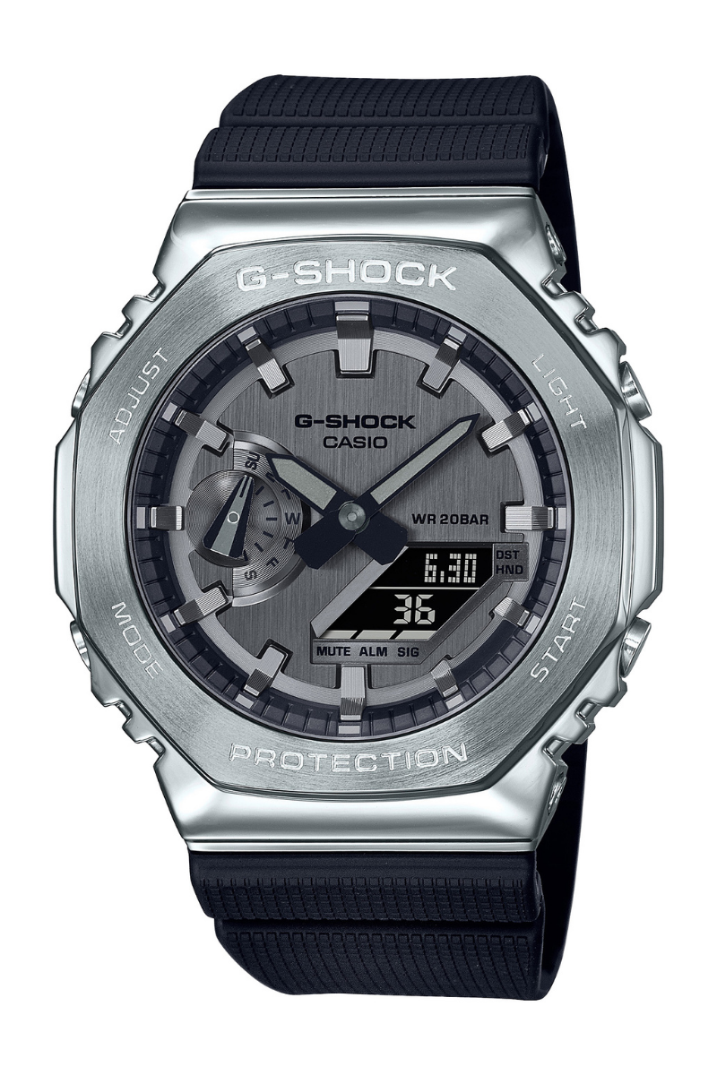 G shock casio silver shop