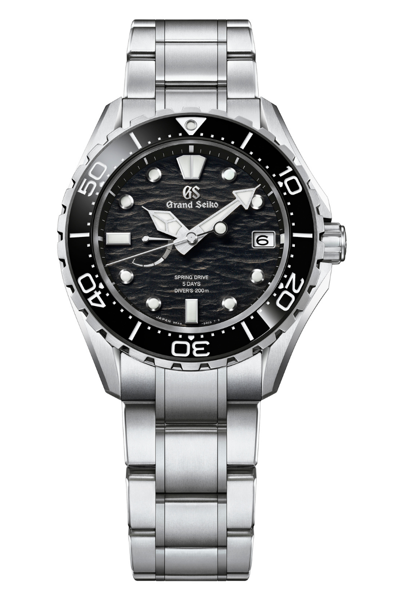 Grand Seiko Spring Drive Black Stream 200m Diver SLGA015