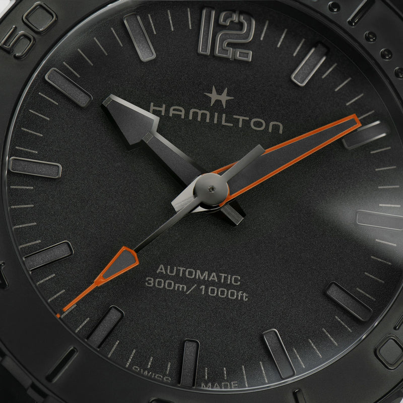 Hamilton Khaki Navy Frogman Auto PVD H77845330