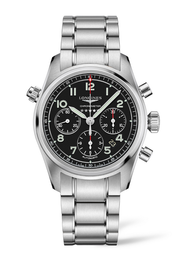 Longines Spirit 42mm Automatic Chronometer Chronograph L3.820.4.53.6