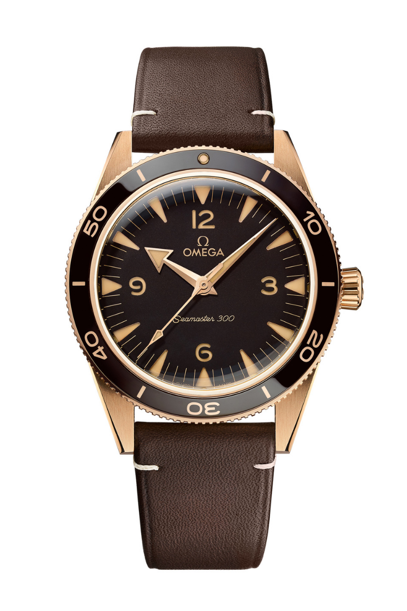 Omega Seamaster 300 Bronze Gold 234.92.41.21.10.001 Topper Fine Jewelers