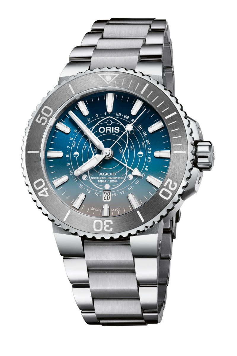 Oris Aquis Dat Watt Limited Edition Stainless Steel 01 761 7765 4185-Set