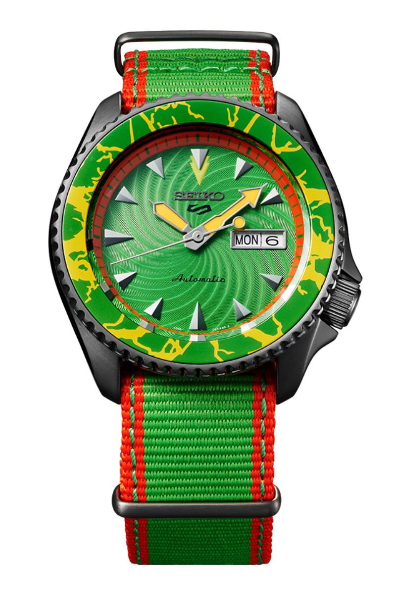 Seiko 5 Street Fighter Limited Edition Blanka SRPF23K1 Watch Topper Fine Jewelers