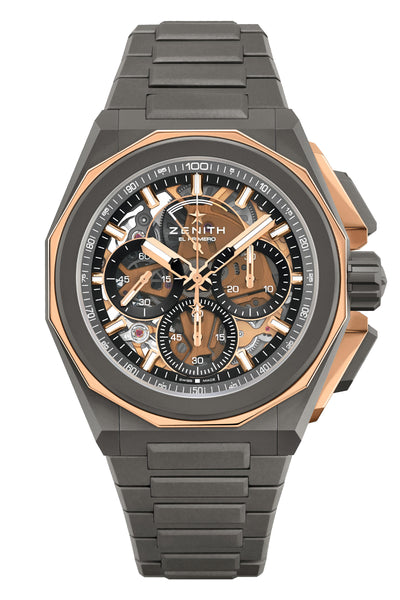 $34,600 Zenith Defy Extreme El Primero 18K Rose Gold Titanium Watch  9605284021