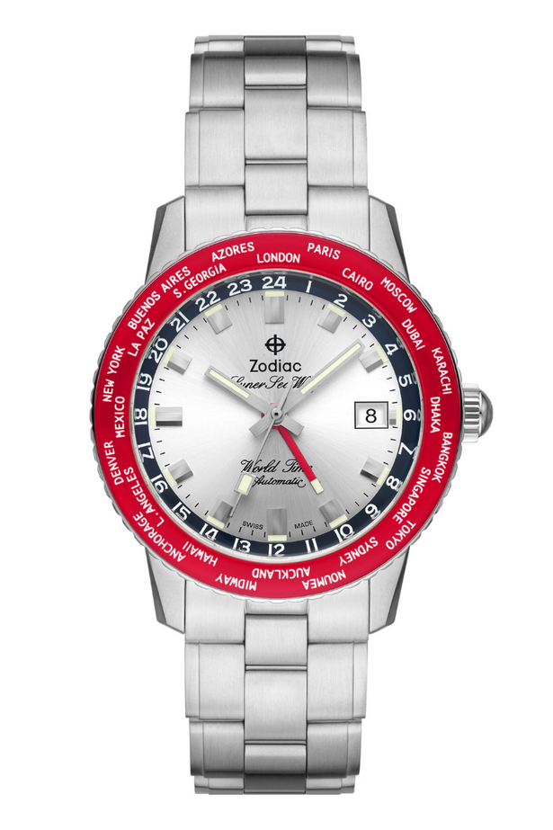 Zodiac Super Sea Wolf World Time Limited Edition ZO9410